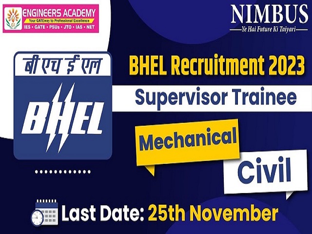 which is the Best coaching BHEl Supervisor Trainee?