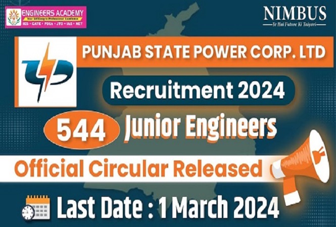 Complete information for PSPCL JE 2024 Recruitment