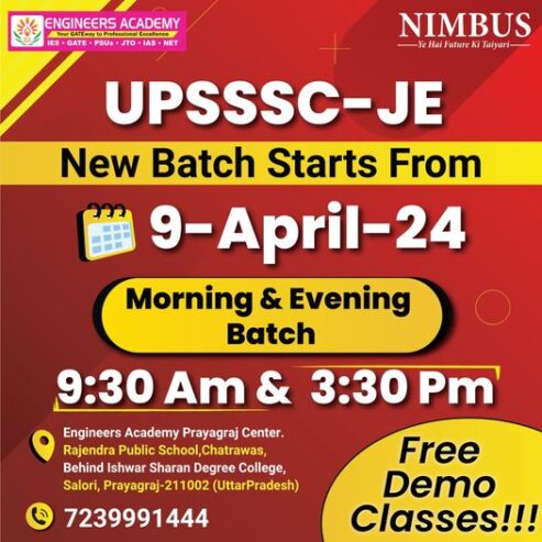 Which is Best platform for UPSSSC JE Online Coaching