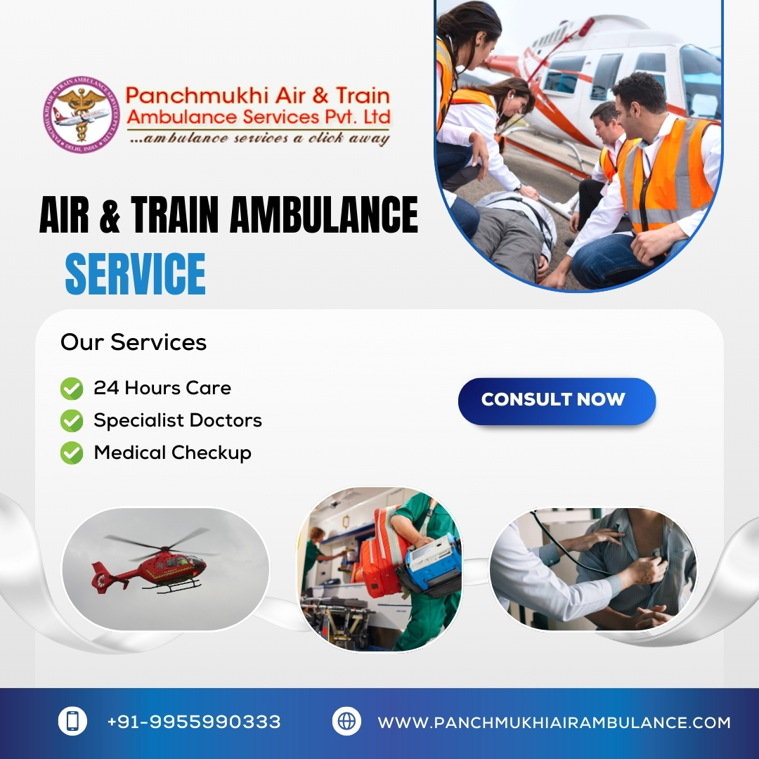 Panchmukhi Air and Train Ambulance Services in Jaisalmer are Operated by a Skilled Team