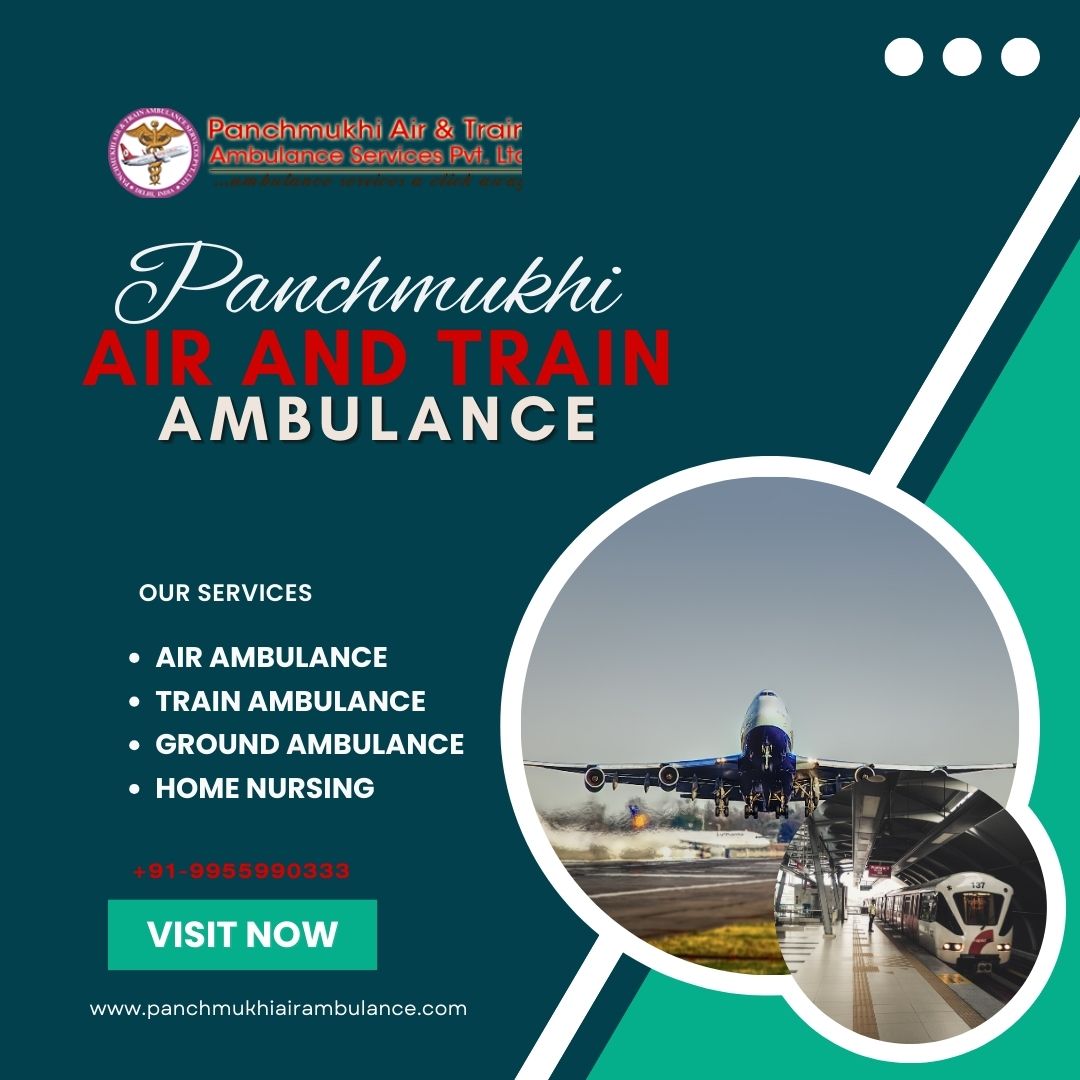 Choose Budget-Friendly Air and Train Ambulance Services in Lucknow by Panchmukhi