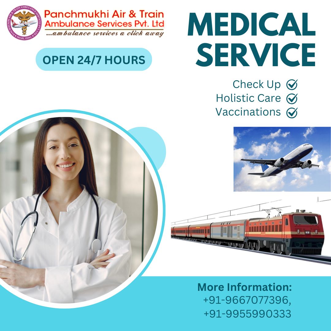 Use Excellent Air Ambulance Services with Critical Care Services in Mumbai by Panchmukhi