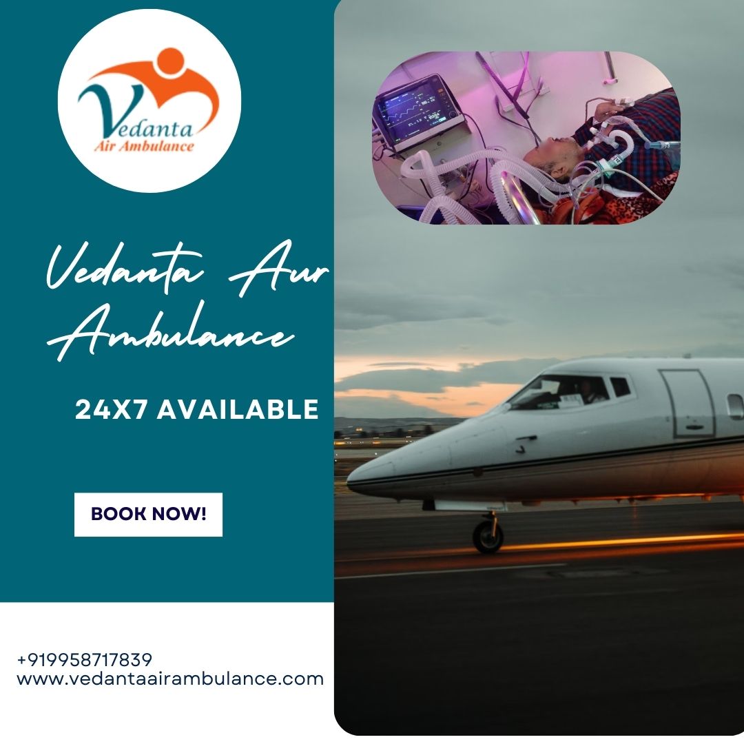 Select Air Ambulance in Guwahati with Skilled Medical Group by Vedanta