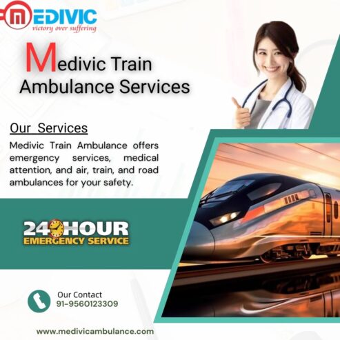 The Medivic Train Ambulance in Guwahati Provides the Highest Level of Comfort While in Transit