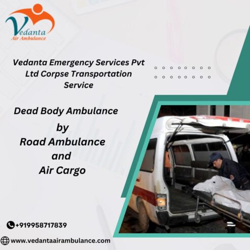Vedanta Dead Body Ambulance is easily available in Varanasi to Book