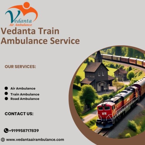 Vedanta Train Ambulance Service in Bangalore Handles All Medical Emergencies