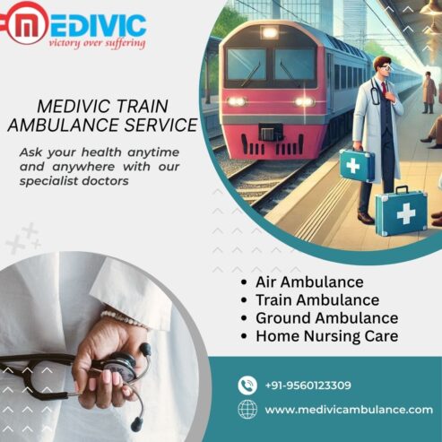 Medivic Train Ambulance in Kolkata book does not Cost You Anything