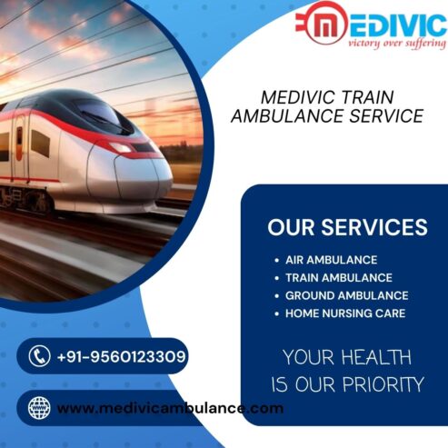 Medivic Train Ambulance in Ranchi Handles Bookings and Documentation