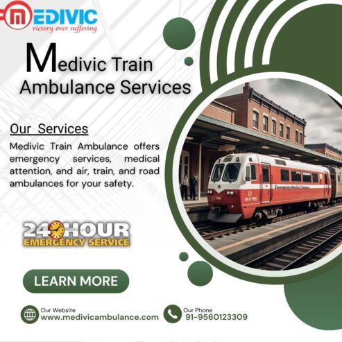 Contact Medivic Train Ambulance for advanced medical transfers from Guwahati