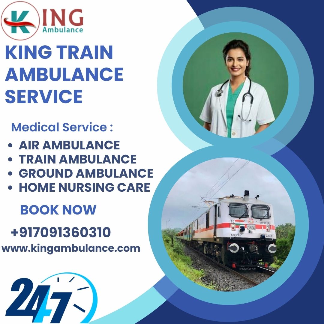 King Train Ambulance Service in Bangalore deliver the Patient in a Safe and enjoyable Manner