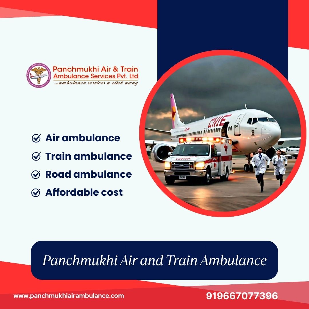 Use Super Fast Air and Train Ambulance Services with Healthcare Facility and Assistance in Kanpur