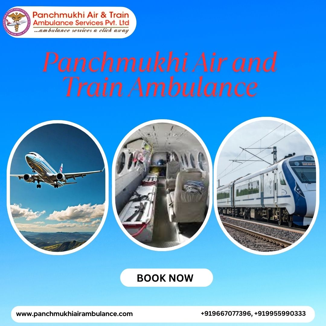 Panchmukhi organized Air and Train Ambulance Services in Ranchi for Safe Medical Travel