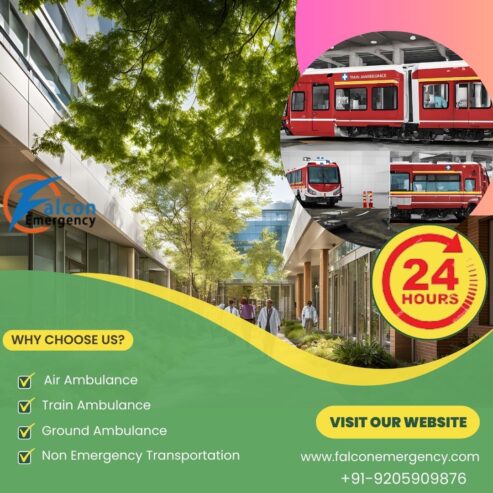 Opt for FALC Train Ambulance in Mumbai for Intercity Medical Travel
