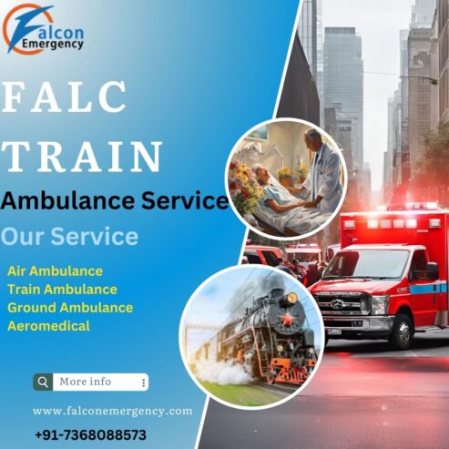 Falc Emergency Train Ambulance Facilitates the Transport of Critical Cases in Ranchi.
