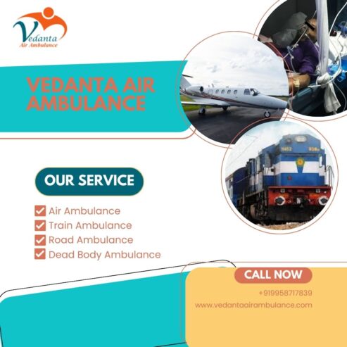Urgent and Easy Patient Relocation via Vedanta Air Ambulance with Medical Crew in Patna