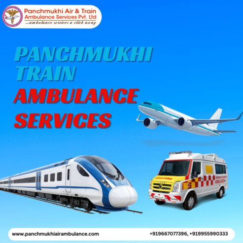 Choose Panchmukhi Air and Train Ambulance Services in Bangalore with Medical Tools