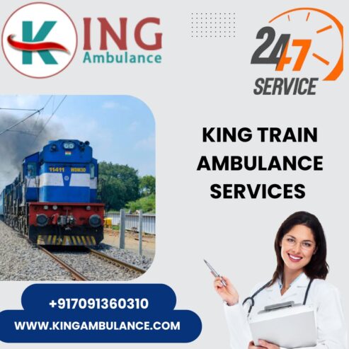 King is the economically Priced Train Ambulance services in Silchar