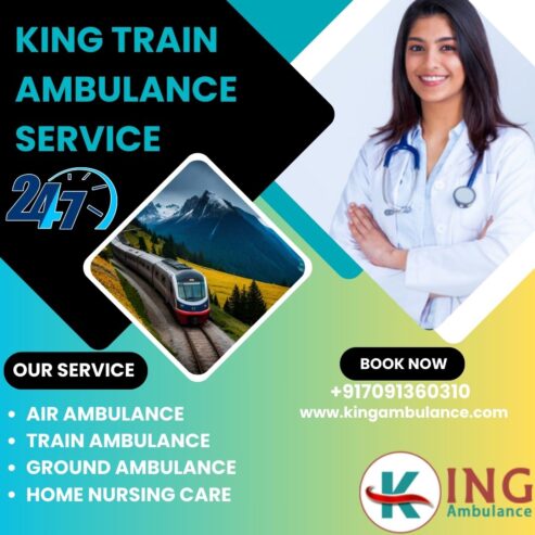 King Train Ambulance Service in Patna has the Best Doctors to check the Patient’s Health