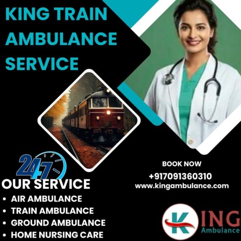 Modern Medical Tools are available at King Train Ambulance Service in Ranchi