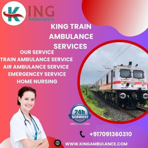 King Train Ambulance in Lucknow Helps Patients Travel Seamlessly