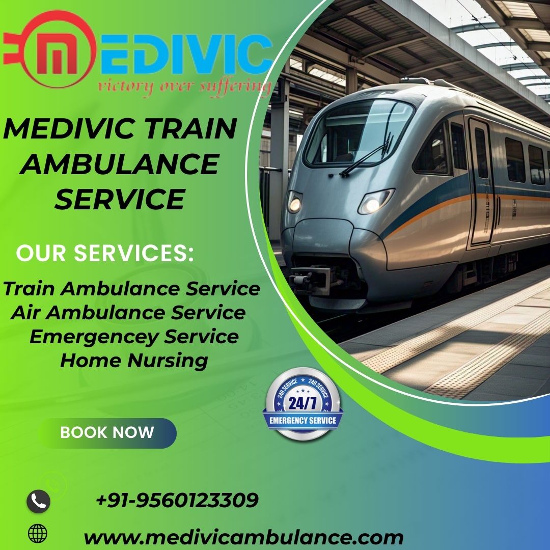 Medivic Train Ambulance in Chennai Enhances Safety for High-Priority Cases