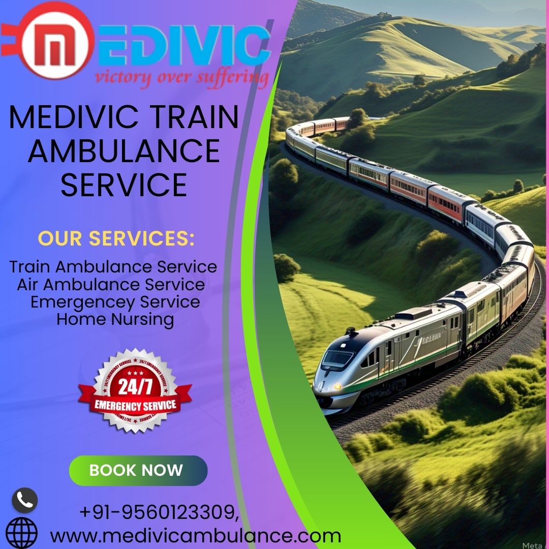 Travel with Medivic Train Ambulance Services in Bhopal for Better Comfort