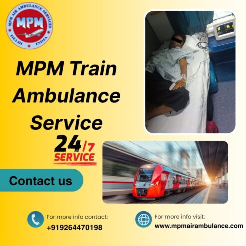 Utilize MPM Train Ambulance to Get State-of-the-Art Medical Care in Ranchi