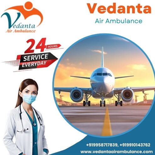 Book Finest Vedanta Air Ambulance Service in Ranchi with Reliable Medical Service