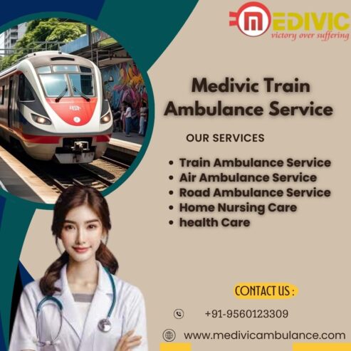 Medivic Train Ambulance in Chennai provides Timely and Proper Transfer Assistance