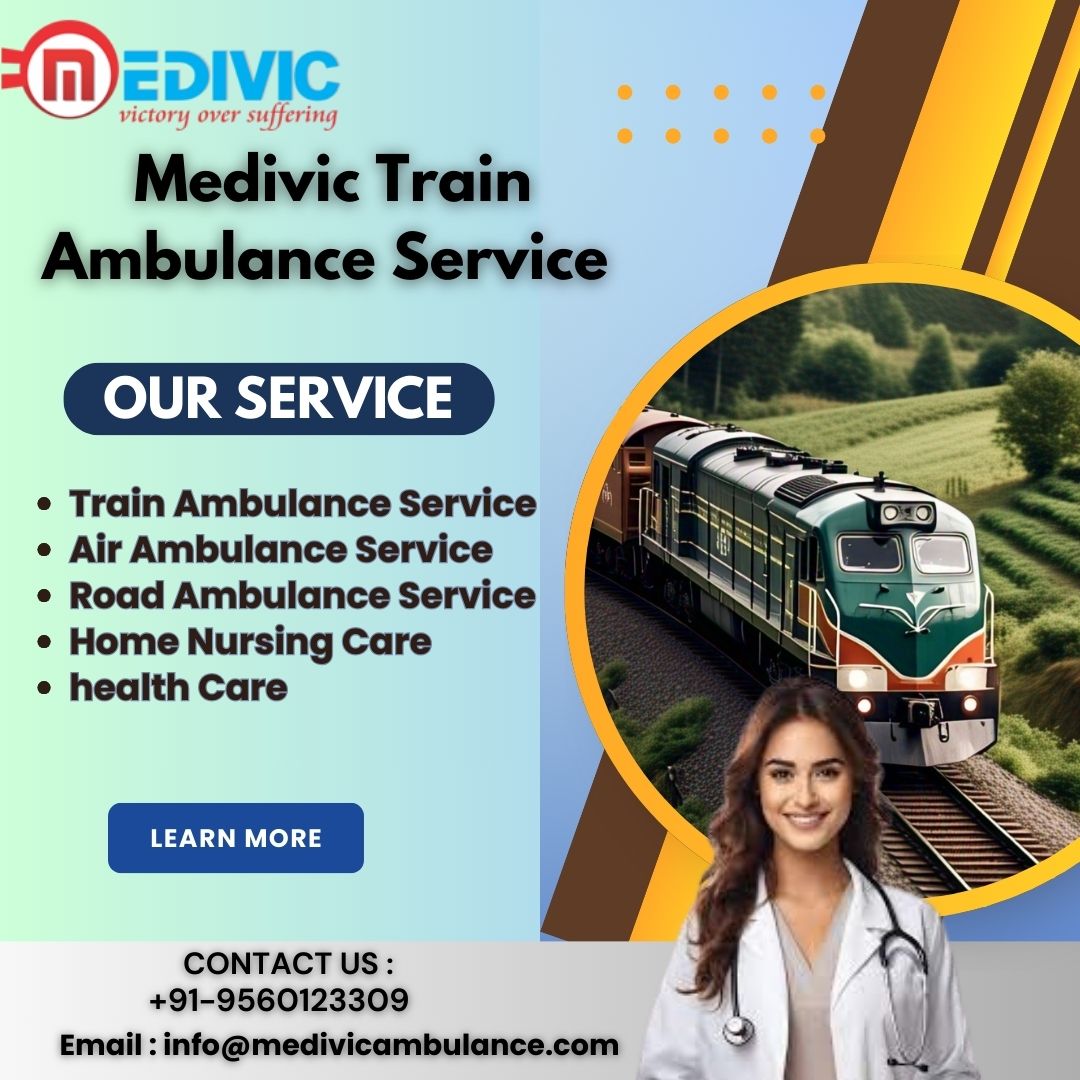 Utilize Medivic Train Ambulance Services in Gorakhpur for a Tension-Free Transfer