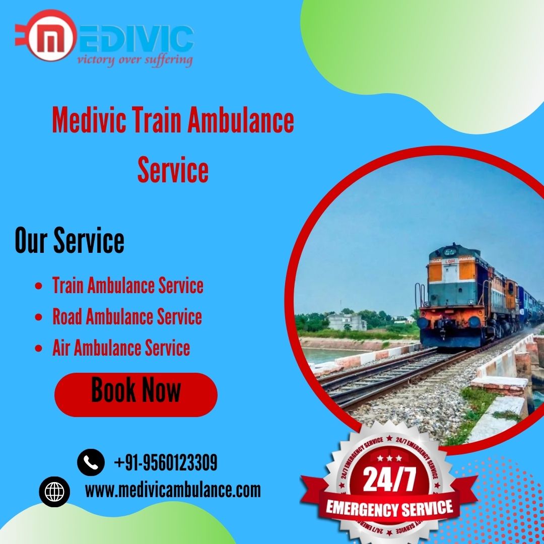 Medivic offers Skilled Personnel for their Train Ambulance Services in Bhopal