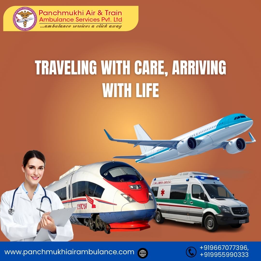Budget Friendly Panchmukhi Air and Train Ambulance Services in Patna