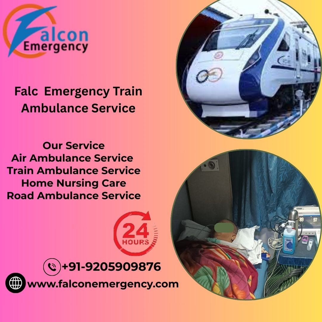 Shift without Unnecessary Risks with Falcon Train Ambulance in Nagpur
