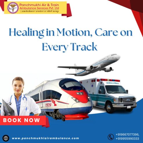 Use Medical Care Panchmukhi Air and Train Ambulance Services in Mumbai