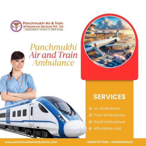 Choose Panchmukhi Air and Train Ambulance Services with Medical Setup in Gaya