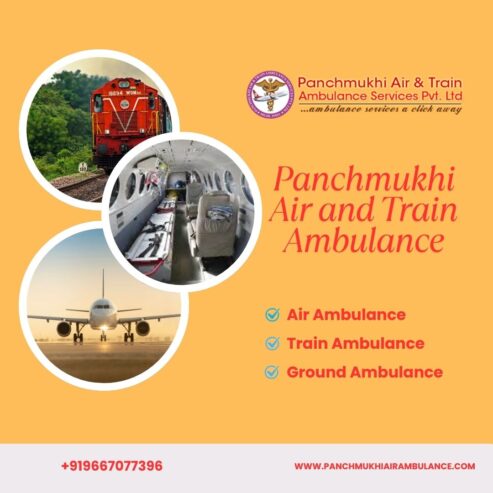 Choose Panchmukhi Air and Train Ambulance Services in Bhubaneswar with the Quality of Medical Facility