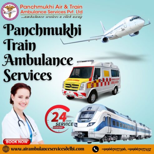 Panchmukhi Train Ambulance Services in Kochi Provides Smoothest Transfer Experience