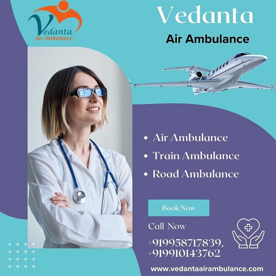 Hire Vedanta Air Ambulance Service in Raipur with Medical Equipment at an Affordable Price