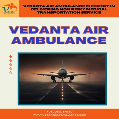 To Easily Transfer, make a call to Vedanta Air Ambulance at Anytime from Kolkata