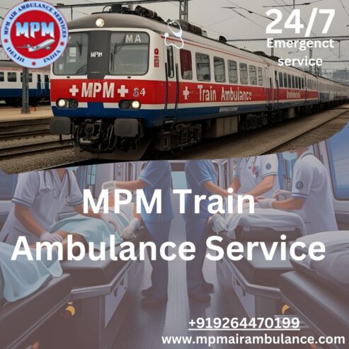 MPM Train Ambulance Ranchi Offers Superior Emergency Transportation Services