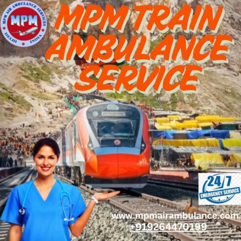 MPM Train Ambulance in Kolkata offers a reliable support for patients