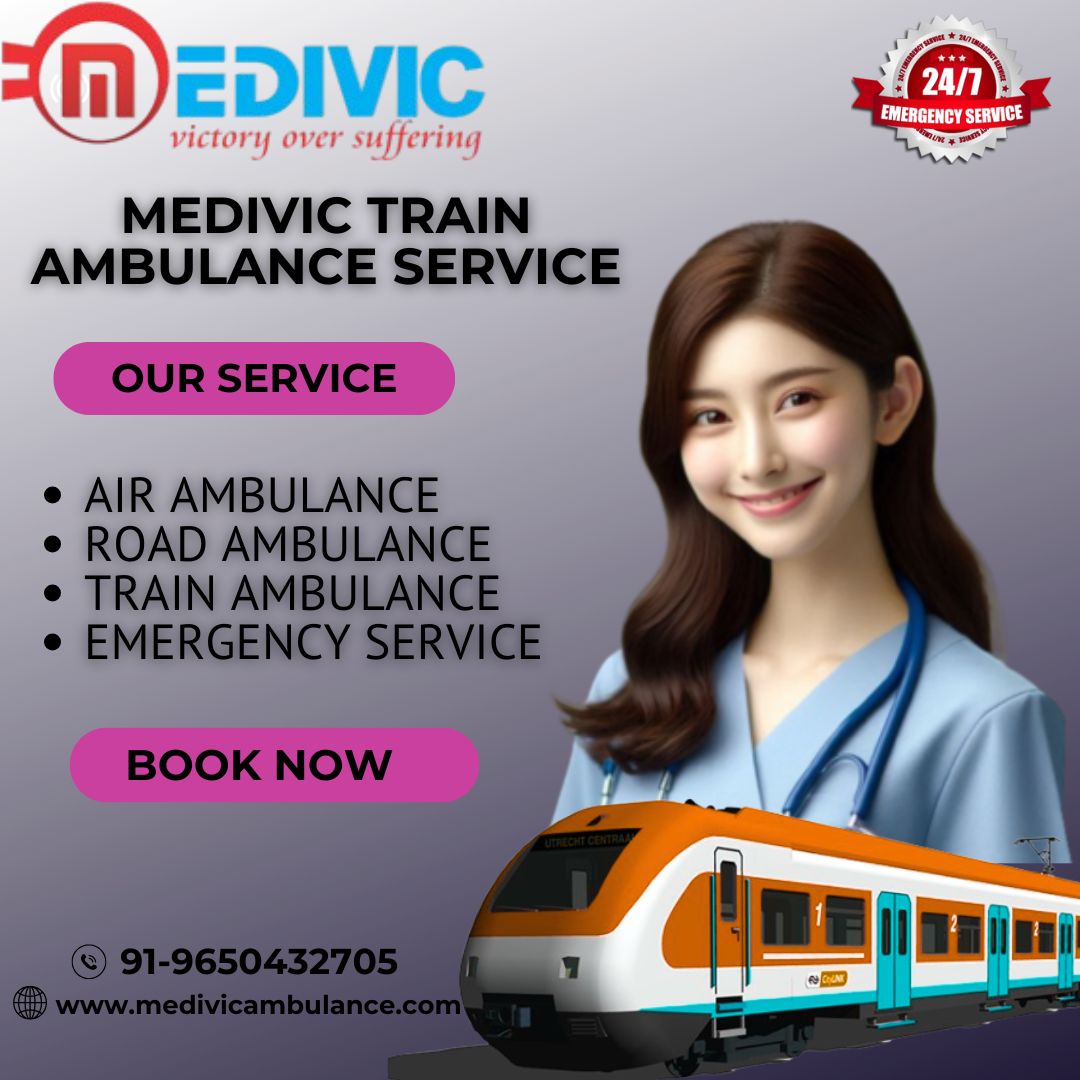 Medivic Train Ambulance in Siliguri Offers Urgent Hospital Transfer with Ease