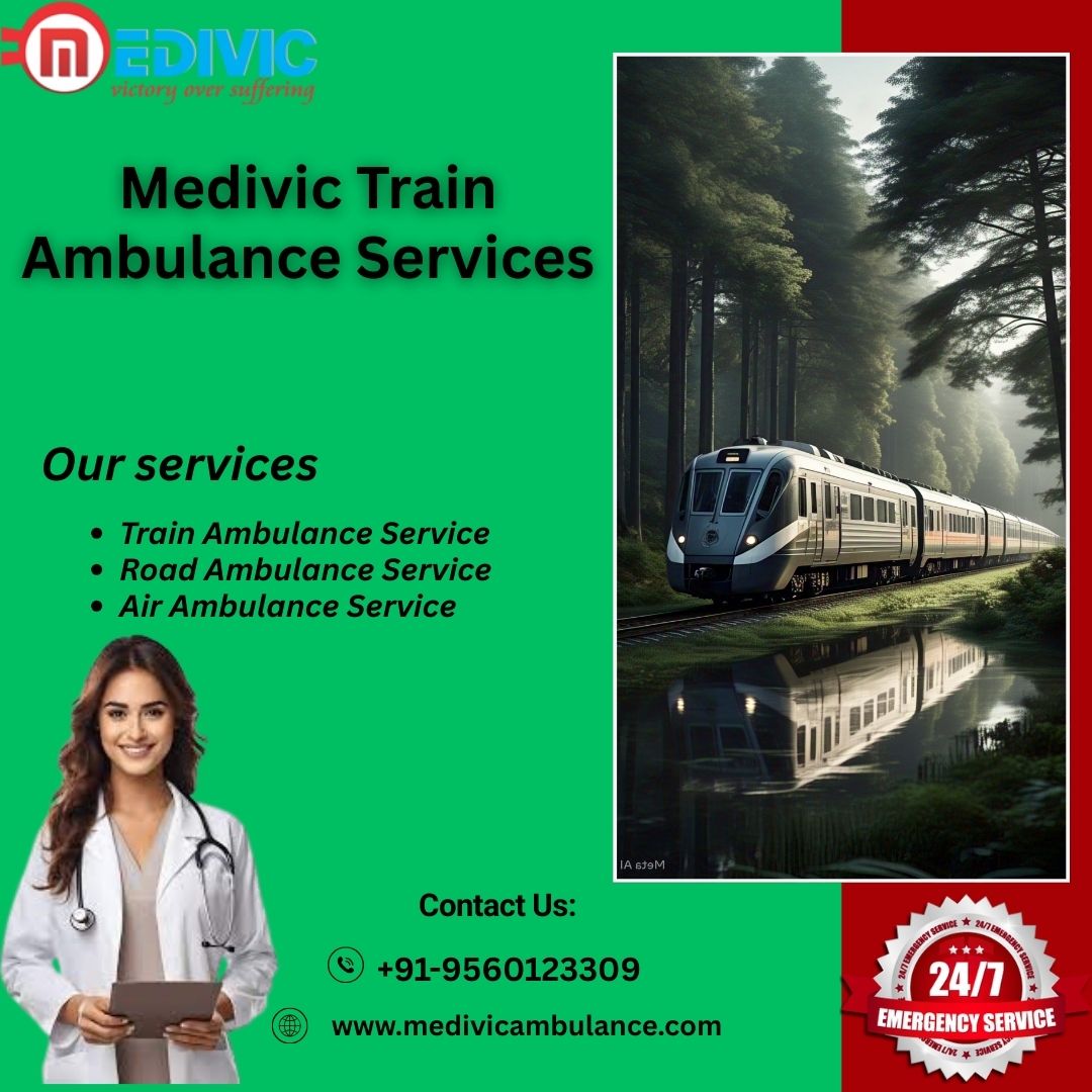 Reserve Medivic Air and Train Ambulance Service in Gorakhpur for a smooth travel to the hospital