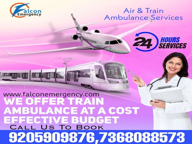 FALC Emergency Train Ambulance in Patna offers Complete Medical Care on Trains