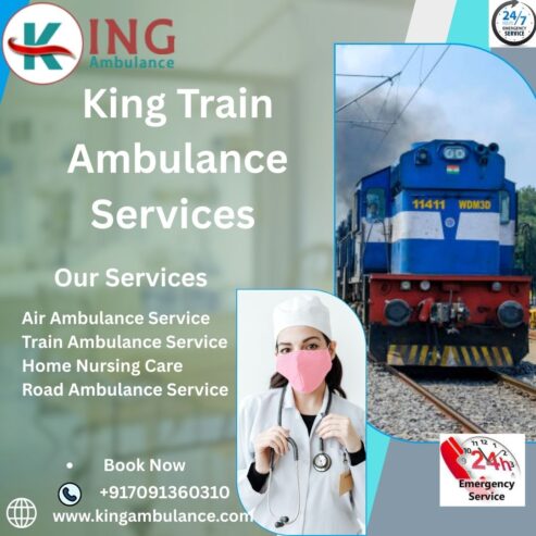 King Train Ambulance in Pune which takes full care of your safety in case of an emergency