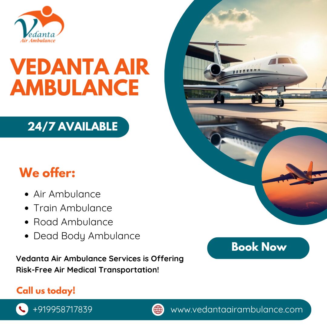 Use Air Ambulance from Kolkata with World-class Medical Treatment by Vedanta
