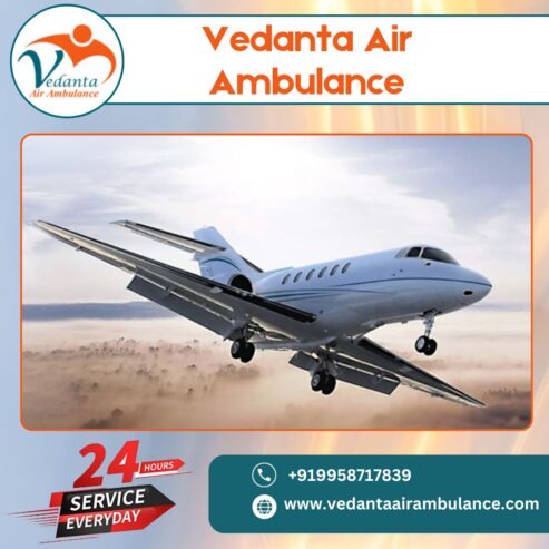 Select Air Ambulance with an Expert Medical Team in Mumbai by Vedanta