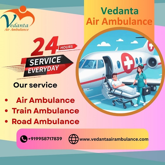 Take Hassle-free Vedanta Air Ambulance Service in Ranchi with Top-level Medical Equipment