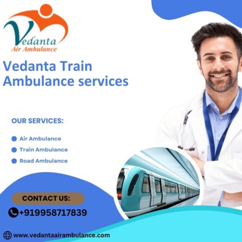 Vedanta Train Ambulance fitted with Latest Medical Equipments in Ranchi