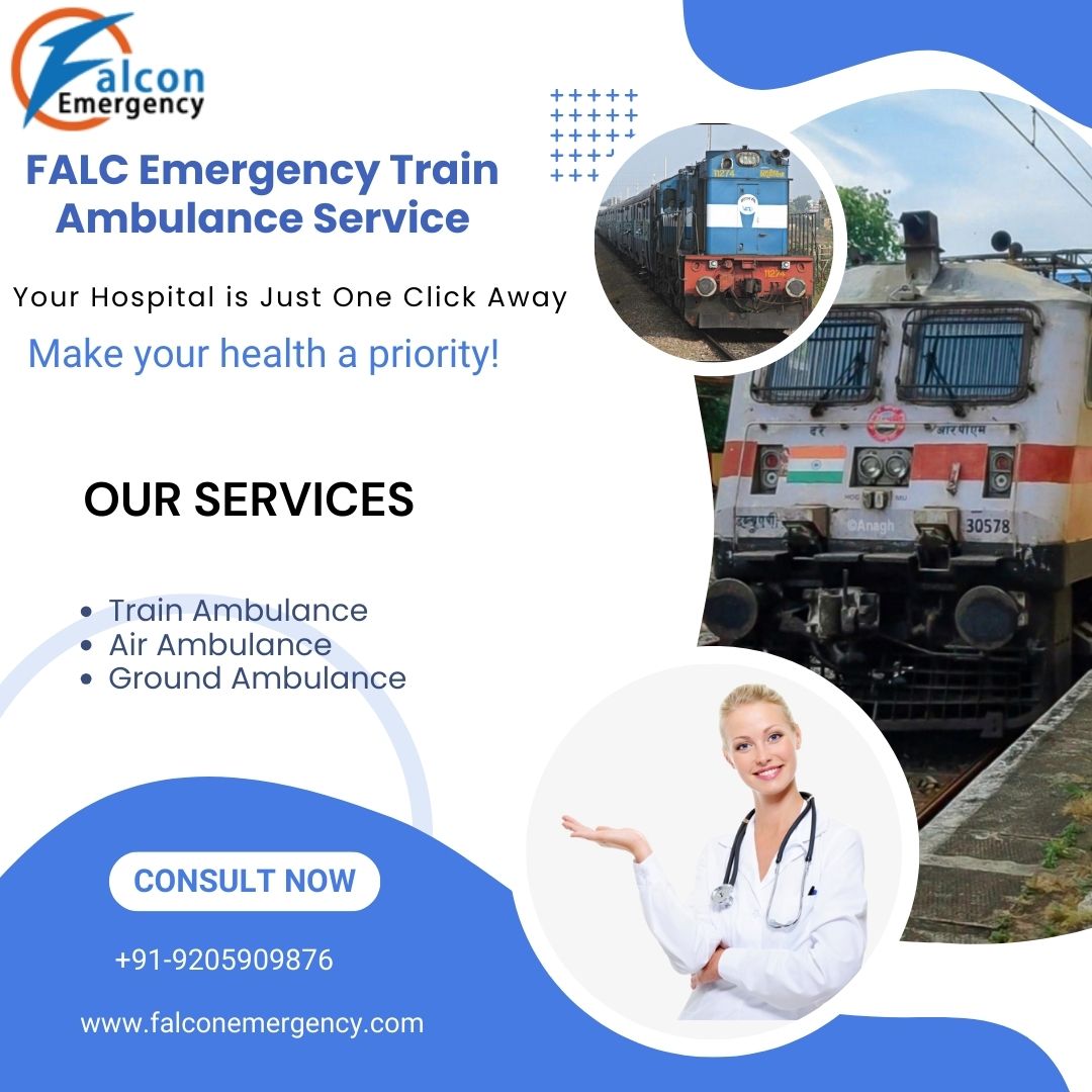 FALC Emergency offers Trips in a Train Ambulance in Patna with Skilled Crew